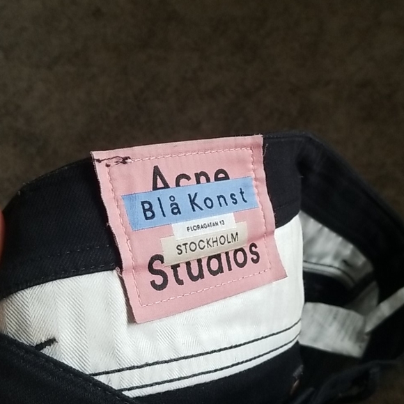 Acne Bla Konst Black Jeans - Picture 3 of 4